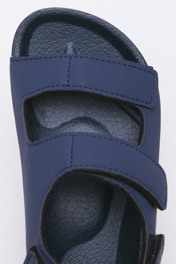 Navy Double Strap Sandals (4)