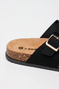 Black Fisherman Mule Sandals (3)