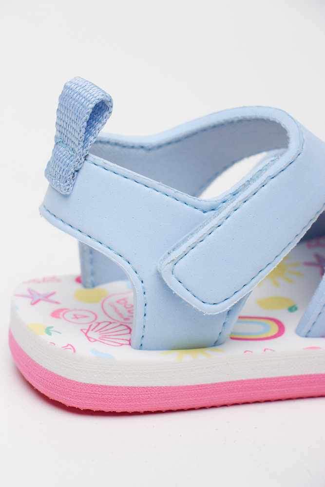 Blue Starfish Print Sandals (3)