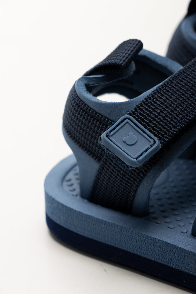 Blue Double Strap Sandals (3)