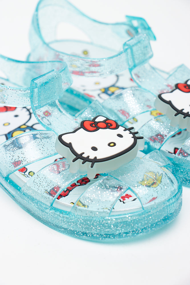 Blue Hello Kitty Light Up Jelly Sandals (2)