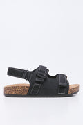Black Utility Sandals (1)