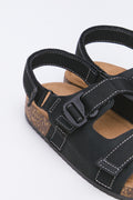 Black Utility Sandals (3)