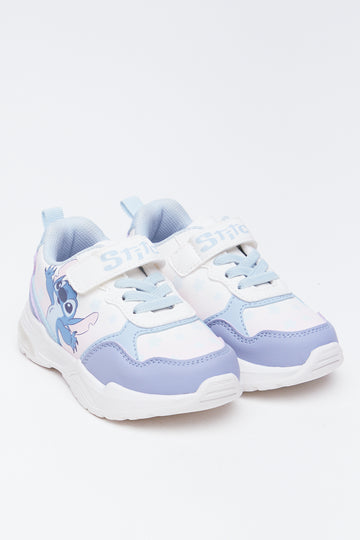 Lilac Lilo & Stitch Light Up Trainers