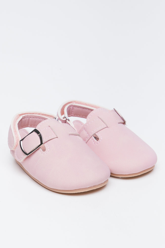 Pink Infants Closed Toe Mules