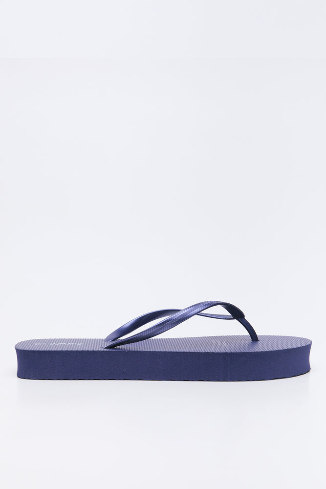 Navy Flatform Flip Flops (1)