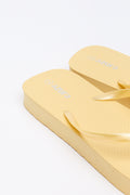 Yellow Platform Flip Flops (3)