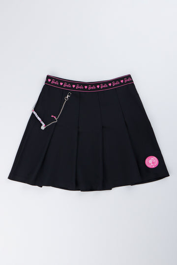 Barbie Black Pleated Skirt