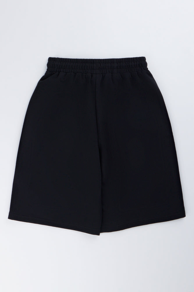 Kuromi Print Black Bermuda Shorts (2)
