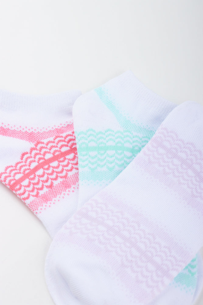 3 Pack Patterned Low Cut Socks (1)