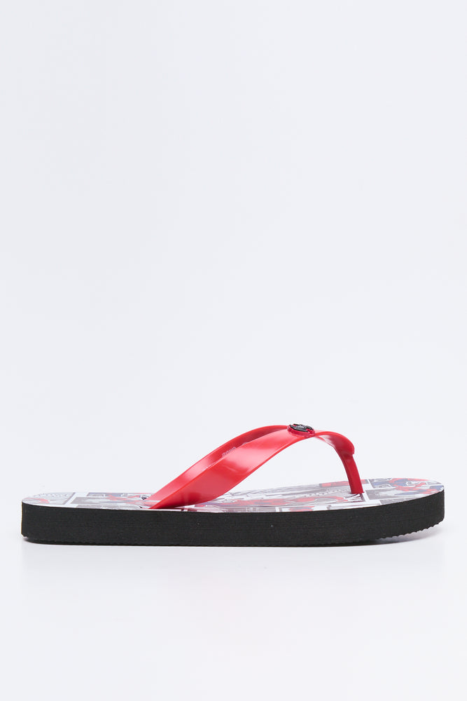 Spider-Man Comic Print Flip Flops (3)