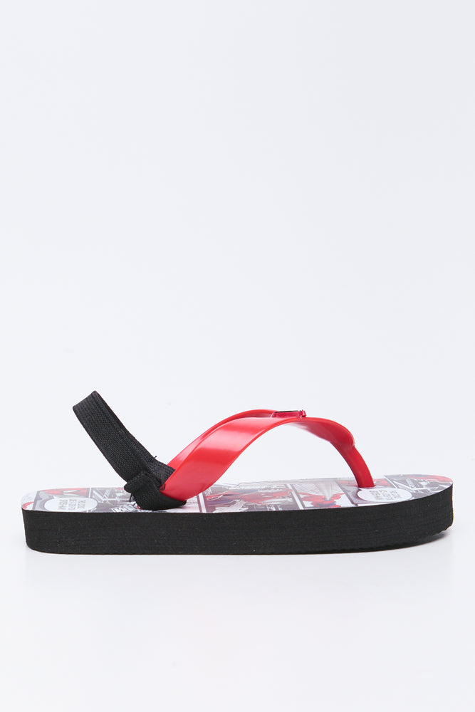 Spider-Man Comic Print Flip Flops (6)