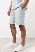 Sage Stripe Seersucker Shorts (1)