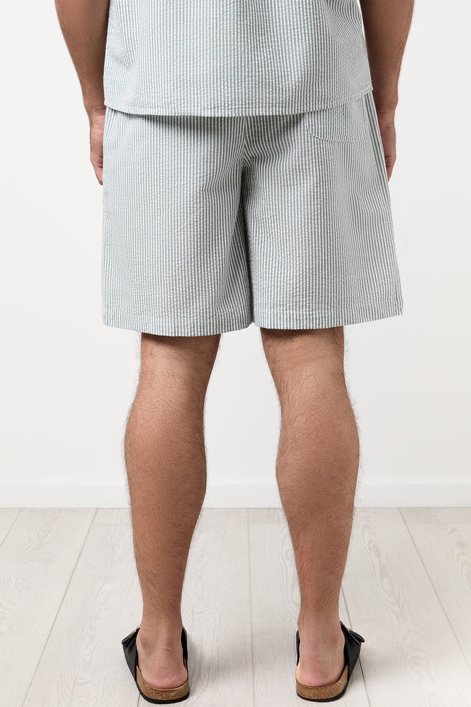 Sage Stripe Seersucker Shorts (2)