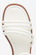 White Strappy Flat Sandals (4)