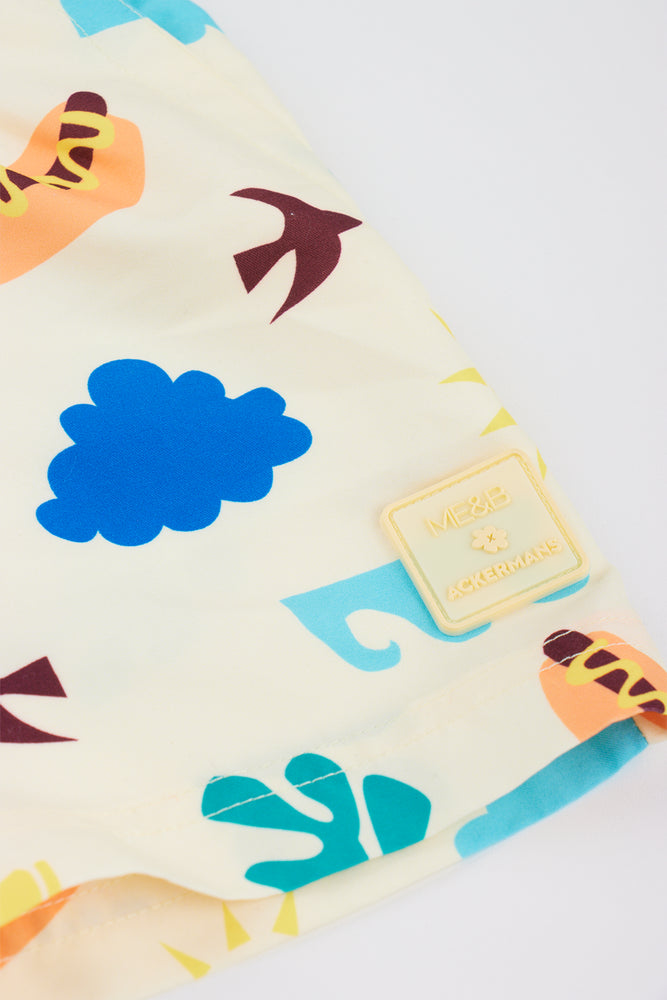 ME&B Milk Print Shorts (1)