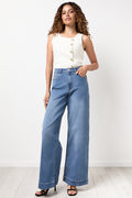 Indigo Wide Leg Jeans