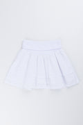 White Anglaise Ra Ra Skirt