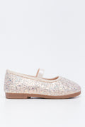 Silver Glitter Ballet Pumps (1)