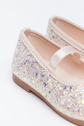 Silver Glitter Ballet Pumps (3)
