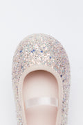 Silver Glitter Ballet Pumps (4)