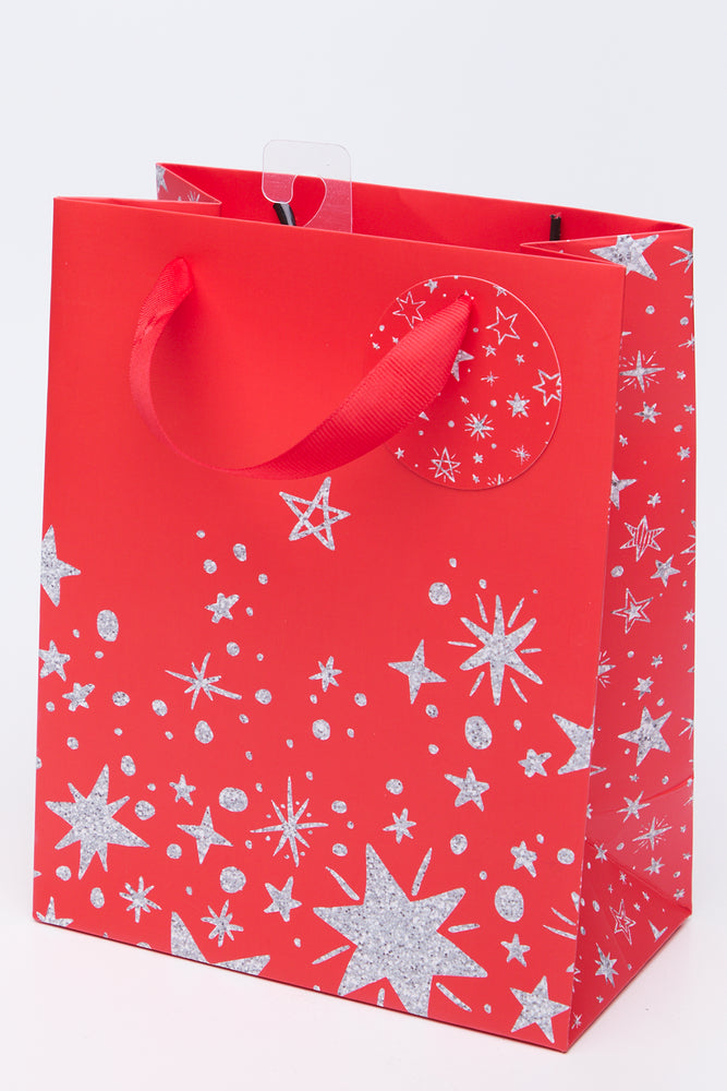Red Star Pattern Gift Bag (1)