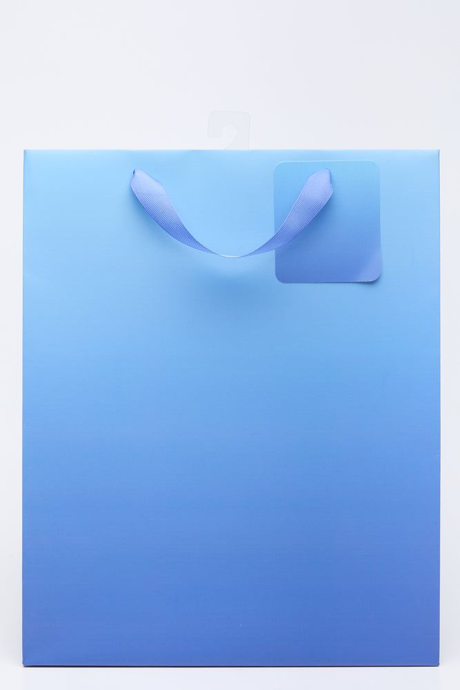 Large Ombre Blue Gift Bag