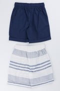 2 Pack Linen Look Shorts (2)