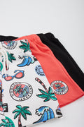 3 Pack Casual Fleece Shorts (1)