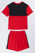 Red Sporty T-Shirt Set (2)