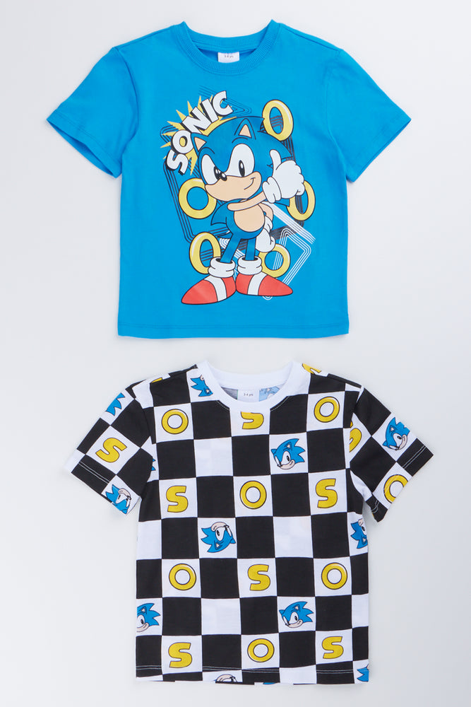 2 Pack Sonic Graphic T-Shirt