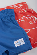 Shark Print Knit Shorts 2 Pack (1)
