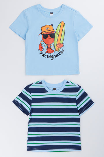 2 Pack Graphic T-Shirts