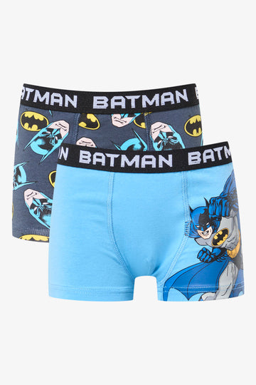 Batman 2 Pack Boys Knit Boxers