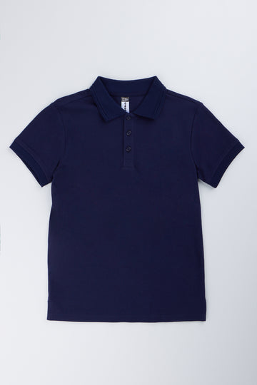 Navy Short Sleeve Golfer