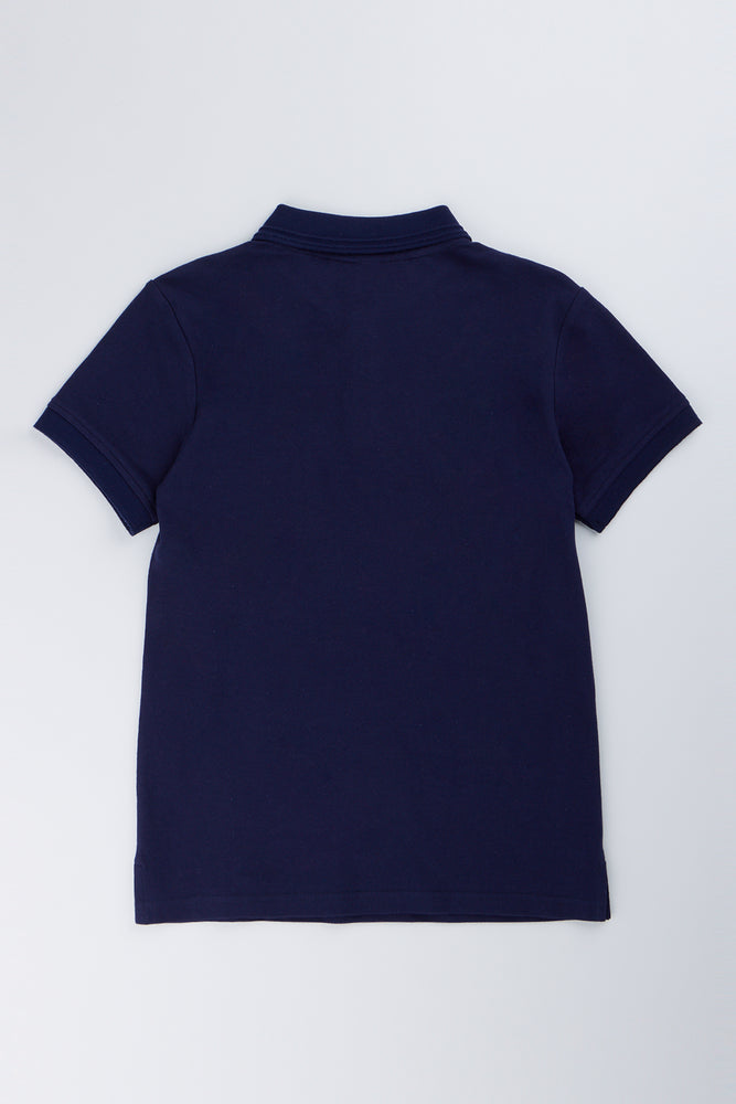 Navy Short Sleeve Golfer (2)