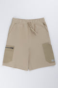 Taupe Utility Cargo Shorts