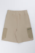 Taupe Utility Cargo Shorts (2)