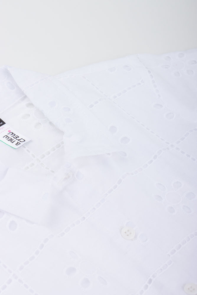 White Anglaise Resort Shirt (1)