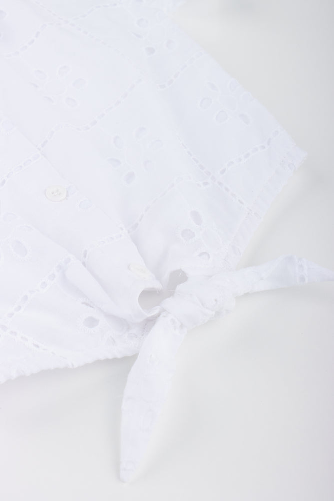 White Anglaise Resort Shirt (2)