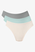 3 Pack Plain Bikini Briefs (1)