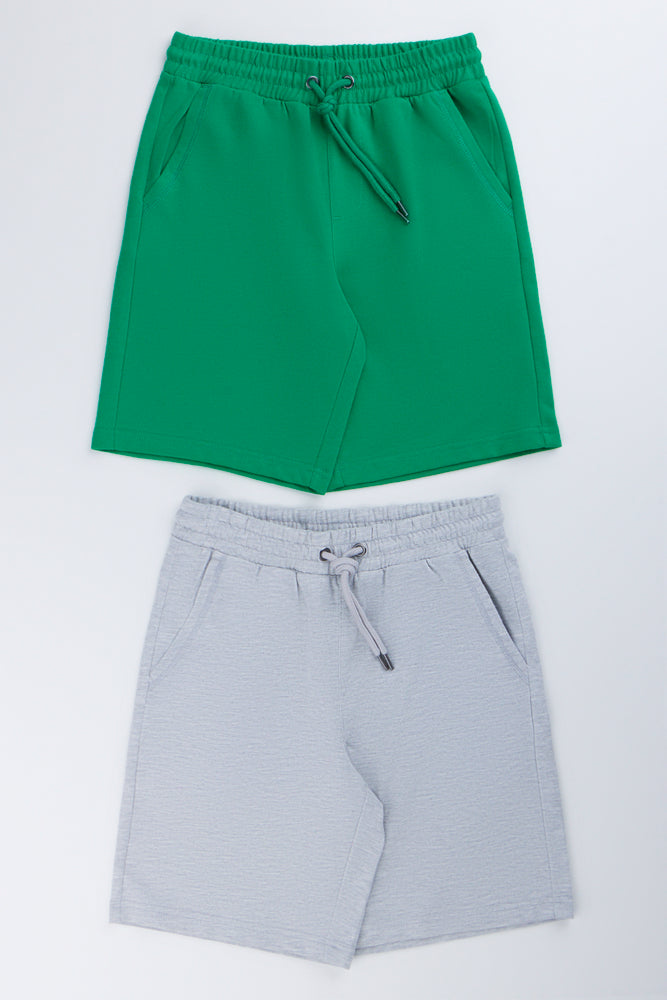 2 Pack Knit Shorts