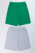 2 Pack Knit Shorts (2)