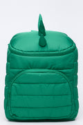 Green Dinosaur Novelty Puffer Backpack