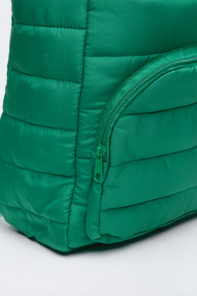 Green Dinosaur Novelty Puffer Backpack (4)
