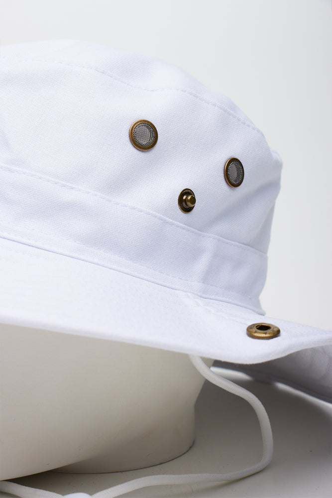 White Cricket Sun Hat (3)