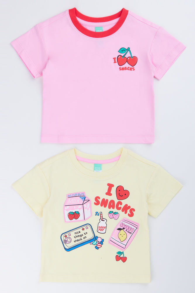 Snack Graphic T-Shirt 2 Pack