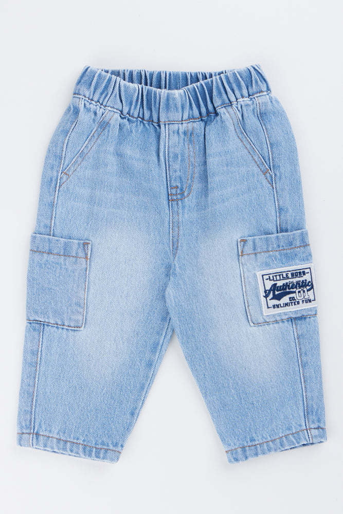Light Blue Tapered Jeans