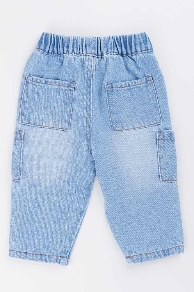 Light Blue Tapered Jeans (2)