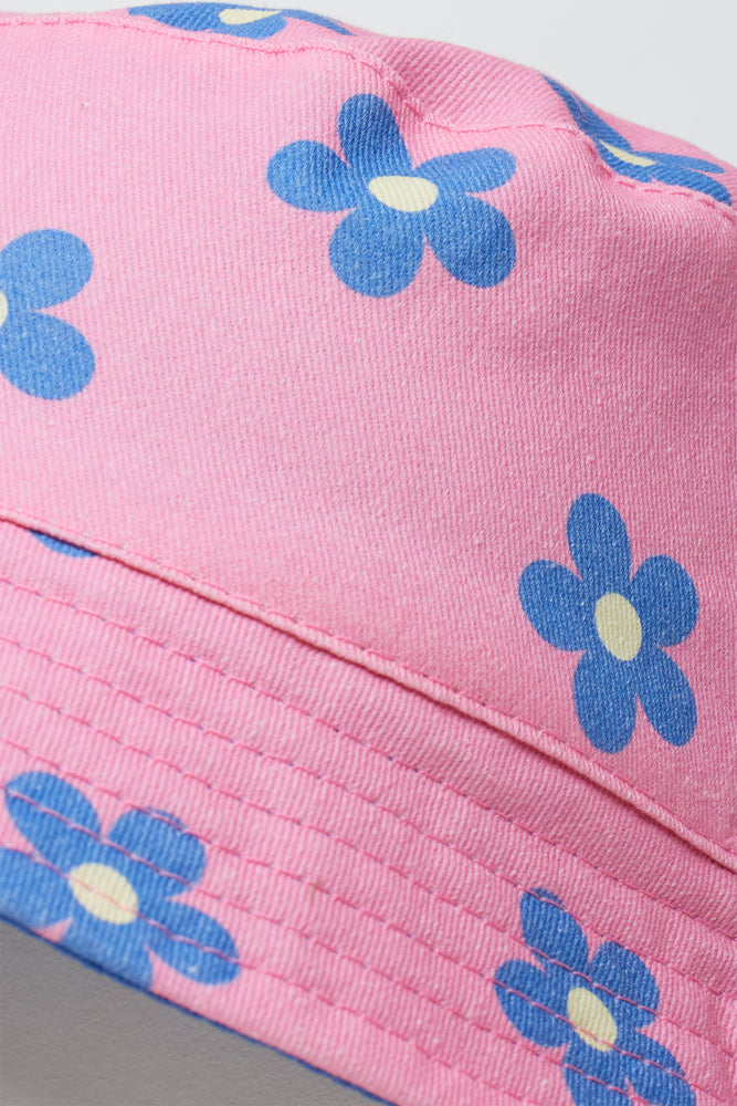 Floral Bucket Hat & Sunglasses Set (1)